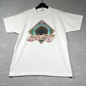 VTG 1989 RED SOX vs CINCINNATI REDS BASEBALL HALL OF FAME GAME SHIRT MEN’s LARGE